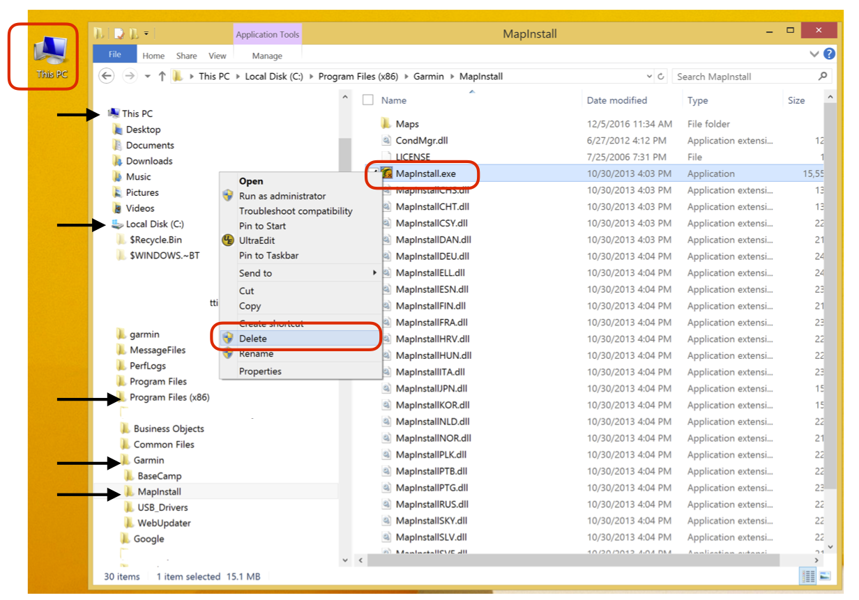 garmin mapinstall cannot find .img file