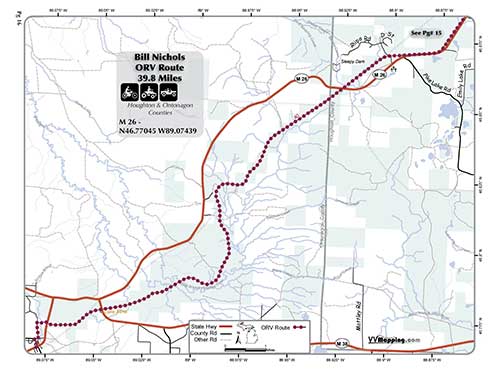 Bill Nichols Trail Information - VVMapping.com