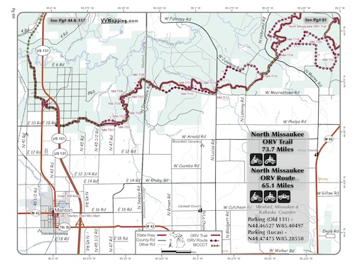 North Missaukee Trail Information - VVMapping.com