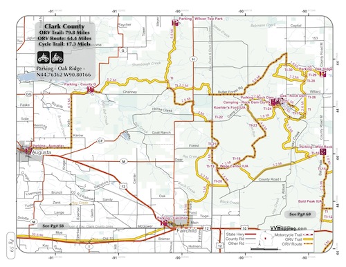 Clark County ORV Trail Information - VVMapping.com