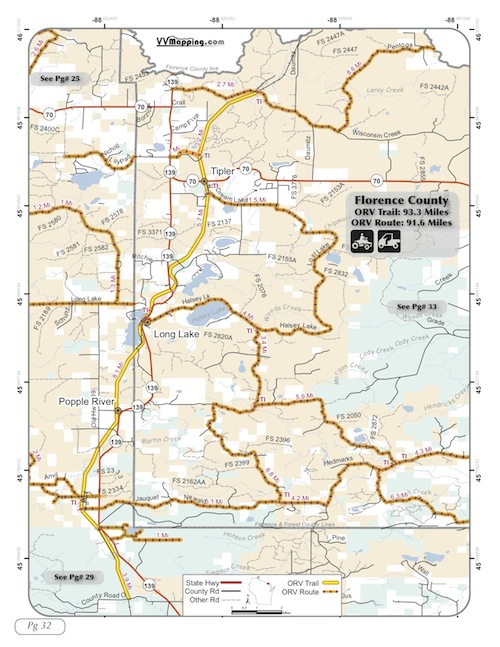 Florence County ORV Trail Information - VVMapping.com